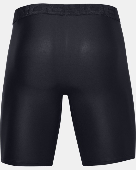 Black / Black Under Armour Tech 9in 2 Pack boxer Homme M 